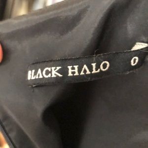 BLACK HALO JUMPSUIT WORN 9once excellent condi